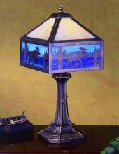 Meyda White 24242 - 20"H Moose Creek Table Lamp