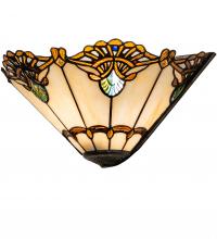 Meyda White 248721 - 16" Wide Shell with Jewels Wall Sconce