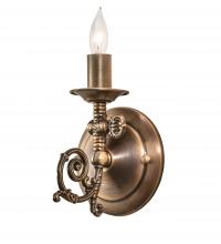 Meyda White 252549 - 4.5" Wide Gas Reproduction Wall Sconce