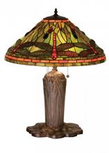 Meyda White 26680 - 25"H Tiffany Dragonfly Table Lamp