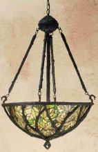 Meyda White 38544 - 24" Wide Branches Inverted Pendant