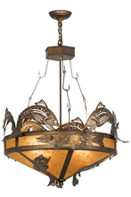 Meyda White 50163 - 18" Wide Catch of the Day Inverted Pendant