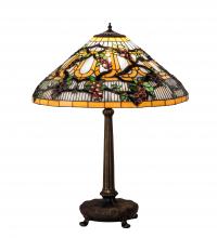 Meyda White 65301 - 31" High Jeweled Grape Table Lamp