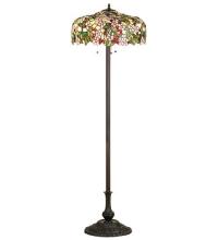 Meyda White 66466 - 63"H Tiffany Cherry Blossom Floor Lamp