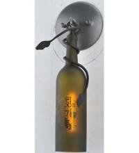 Meyda White 81230 - 3"W Tuscan Vineyard Custom Etched Wine Bottle Wall Sconce