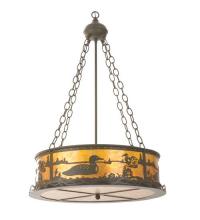 Meyda White 99133 - 22" Wide Loon Inverted Pendant