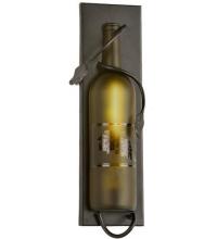 Meyda White 99373 - 5" Wide Tuscan Vineyard Wine Bottle Wall Sconce