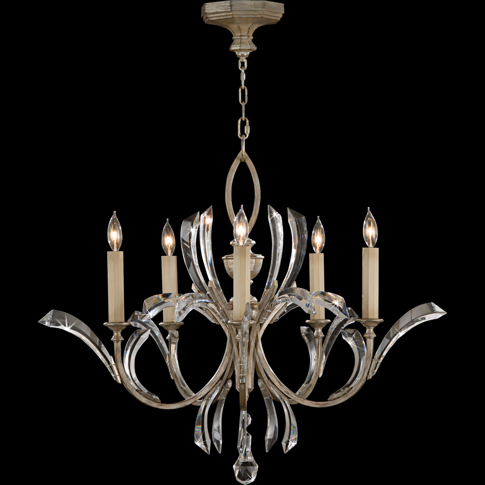 Beveled Arcs 36"W Round Chandelier