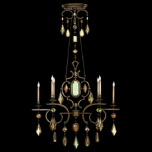 Fine Art Handcrafted Lighting 708940-1ST - Encased Gems 50" Oblong Chandelier